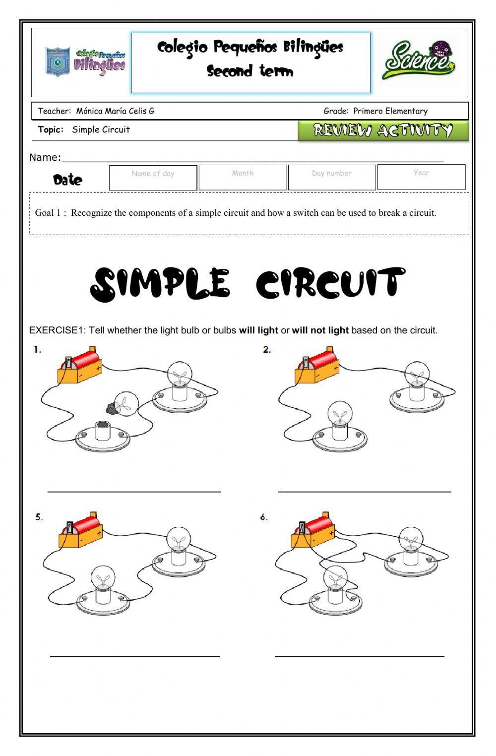 Review circuits-vocabulary-simple circuits