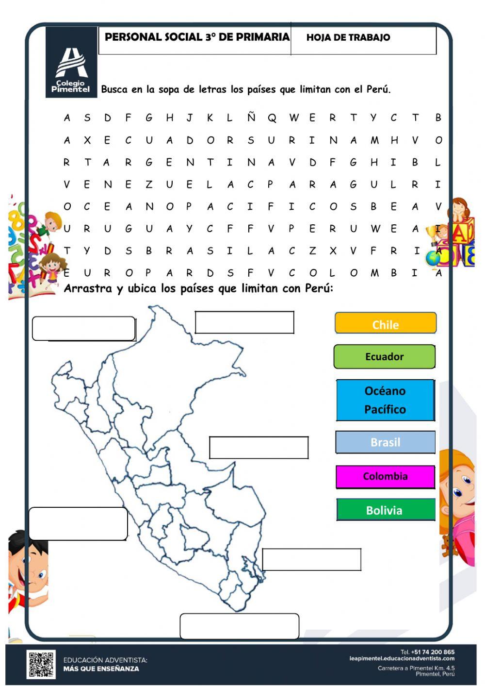 Los límites de América del sur