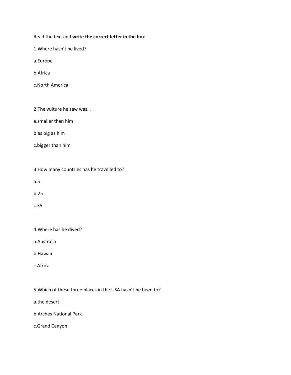 My teacher's travels