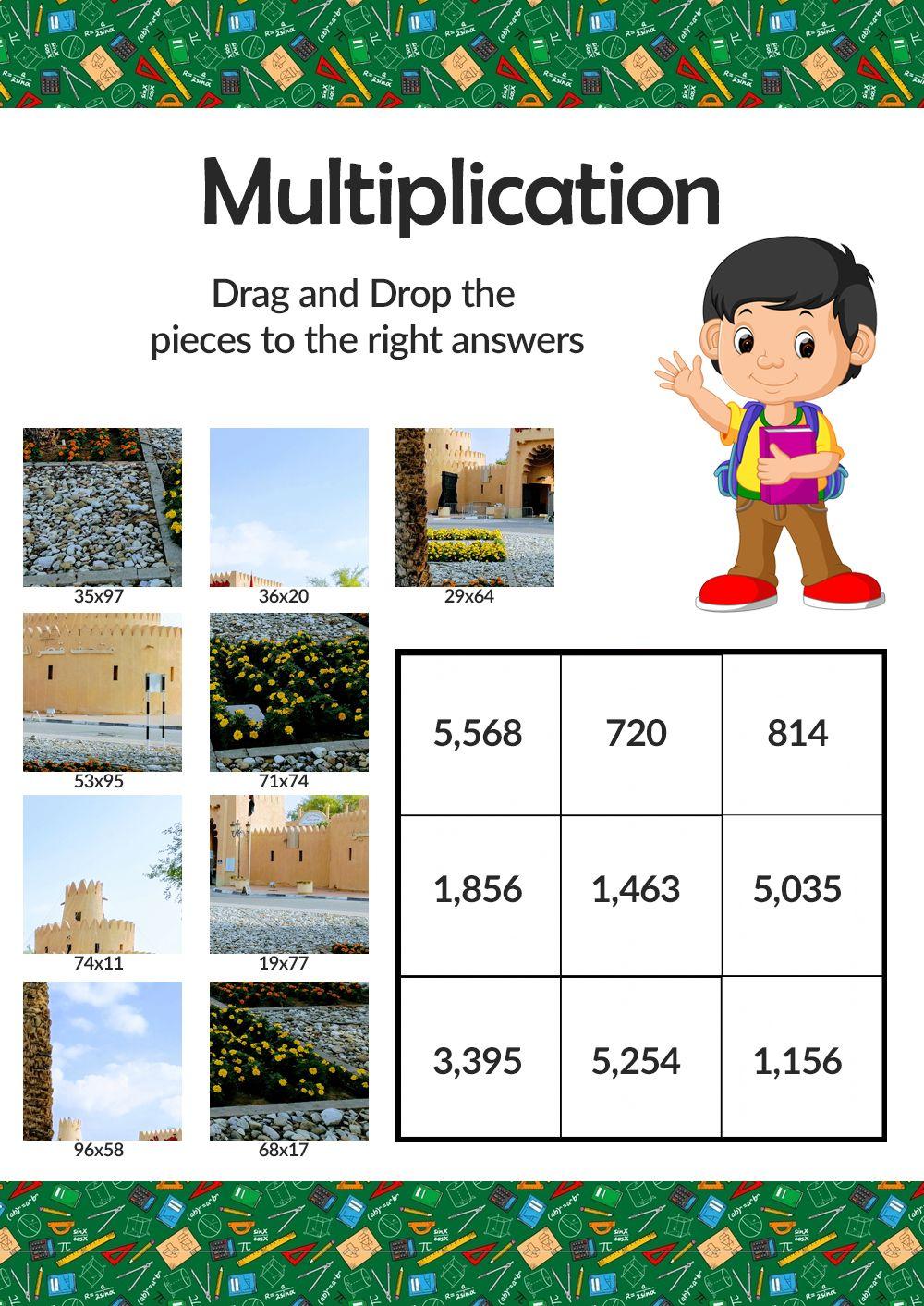 Multiplication - 2 digit numbers