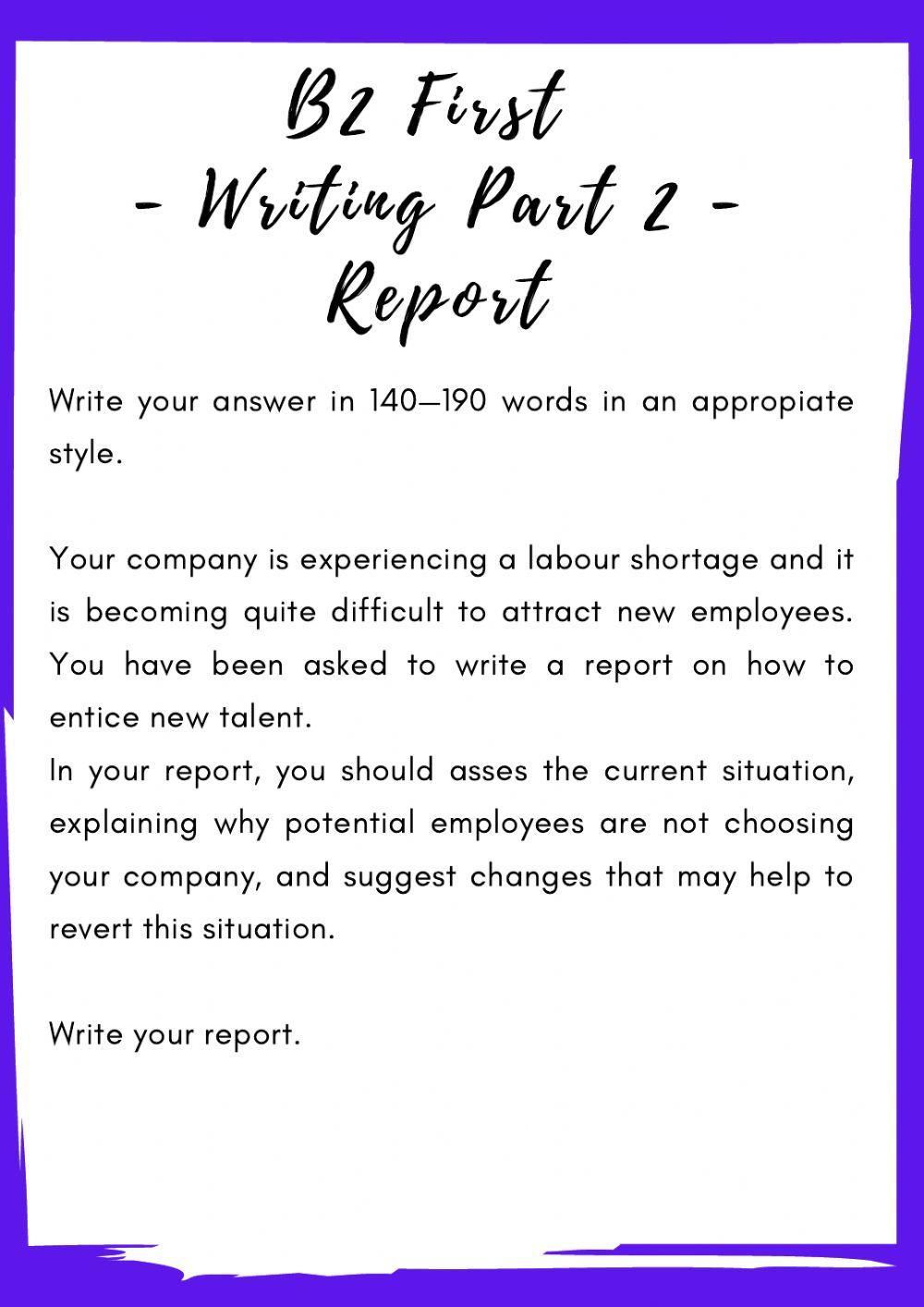 287318 b2 first writing part 2 report