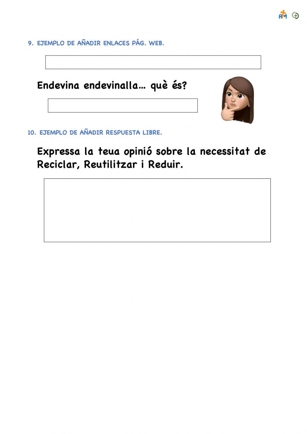 Crear fichas interactivas