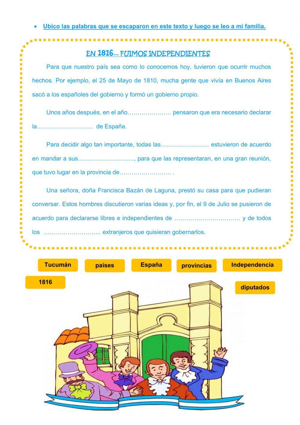 9 de julio: día de la independencia