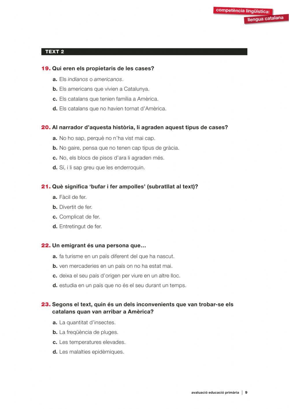 Comprensió lectora 14