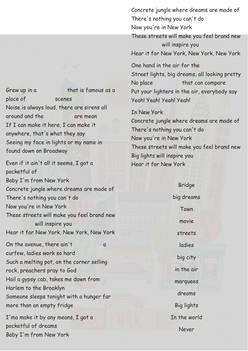 Empire State of mind