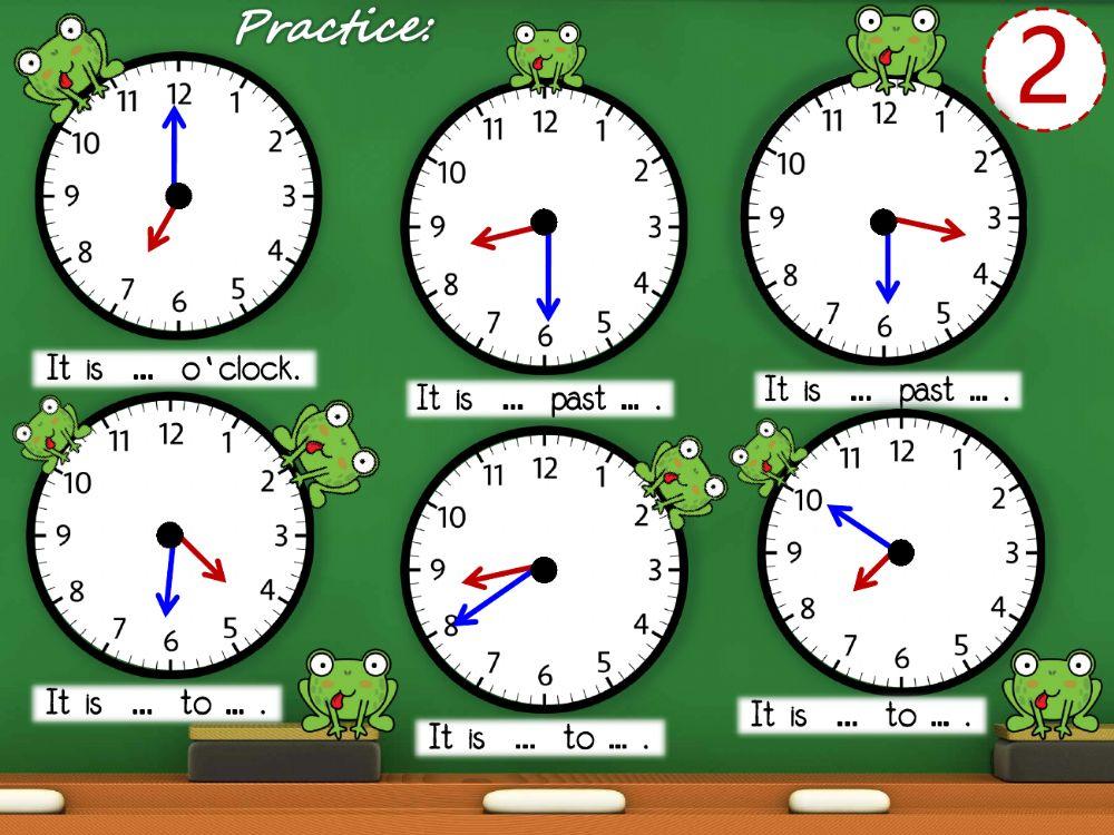 Telling the time, Present Simple everyday routine