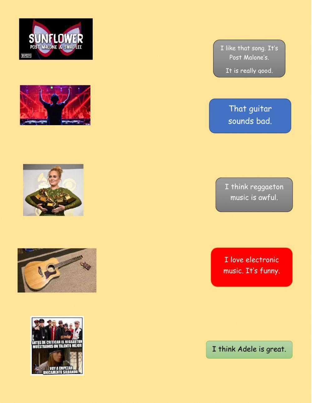 Adjectives of opinion