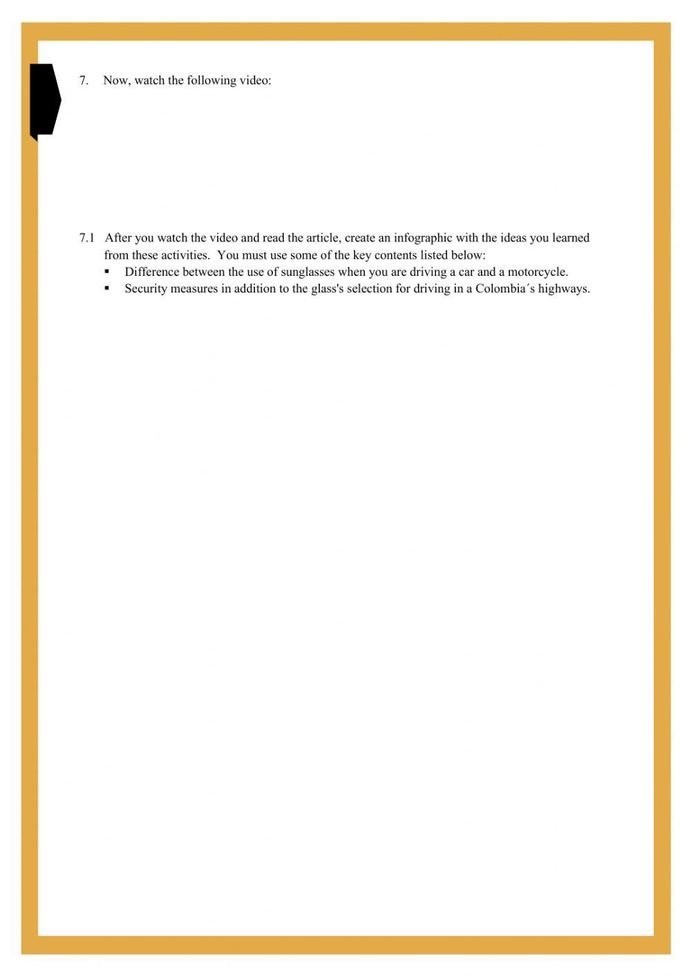 Reading evaluation 2nd. version