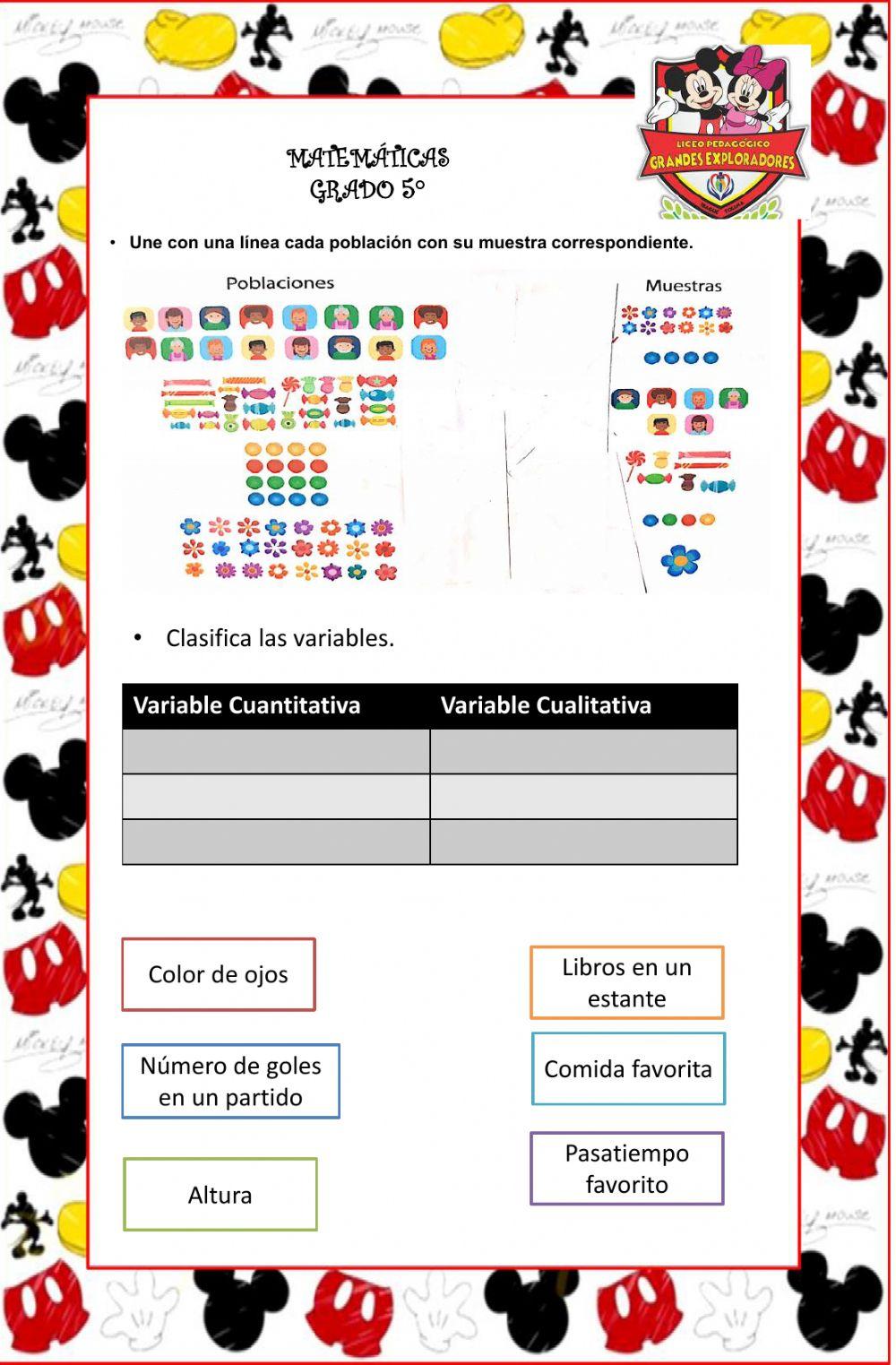 Variables, poblacion y muestra