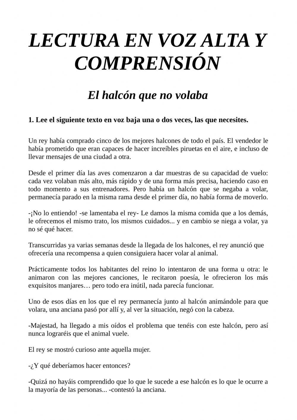 Comprensión lectora