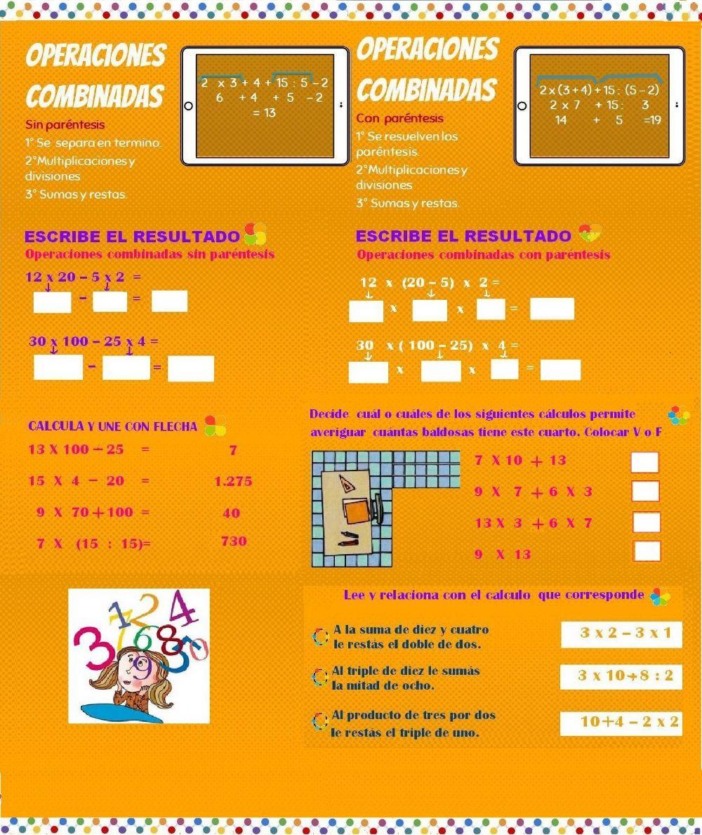 Operaciones combinadas 