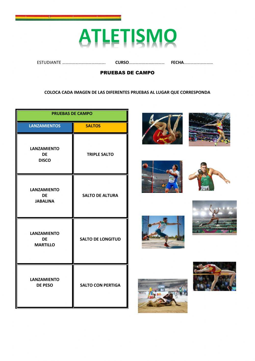 Atletismo-pruebas de campo
