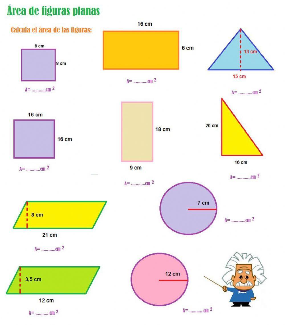 Área de figuras planas