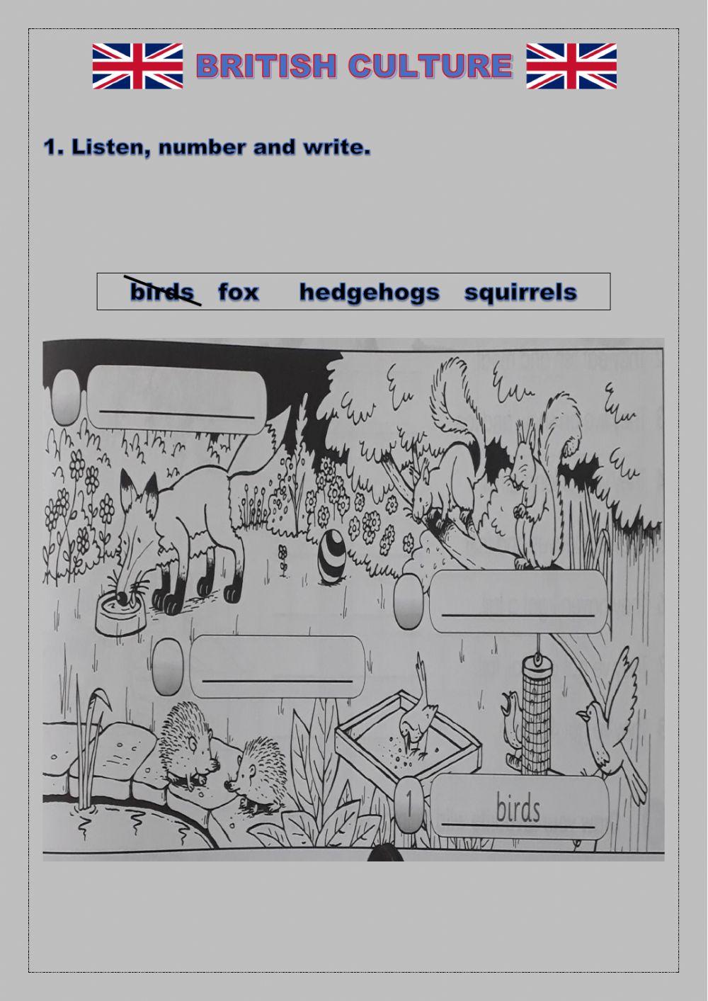 British Culture Activity