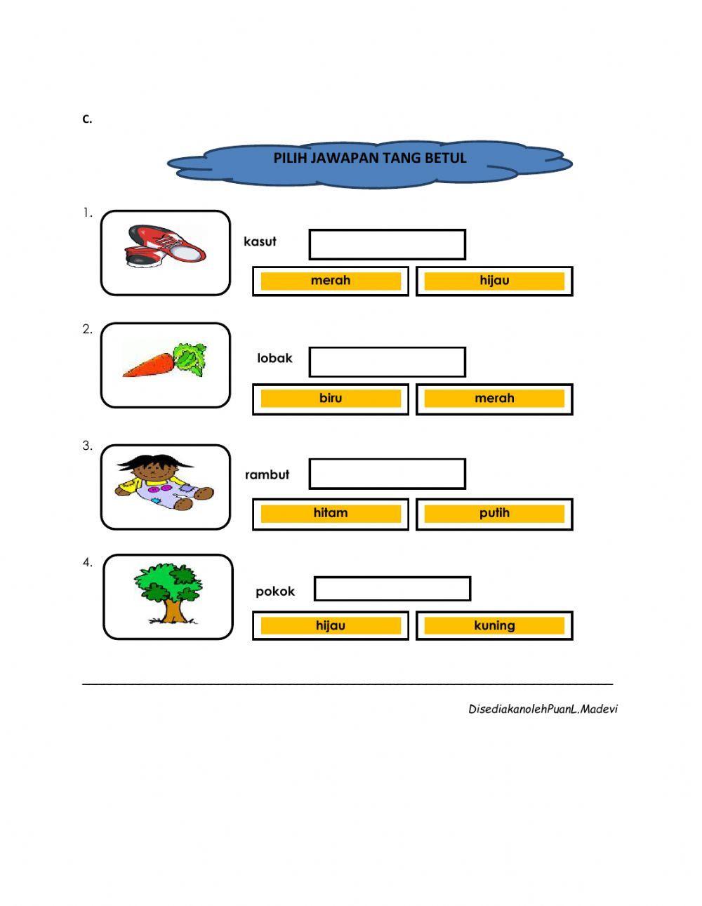 Bahasa melayu tahun 2
