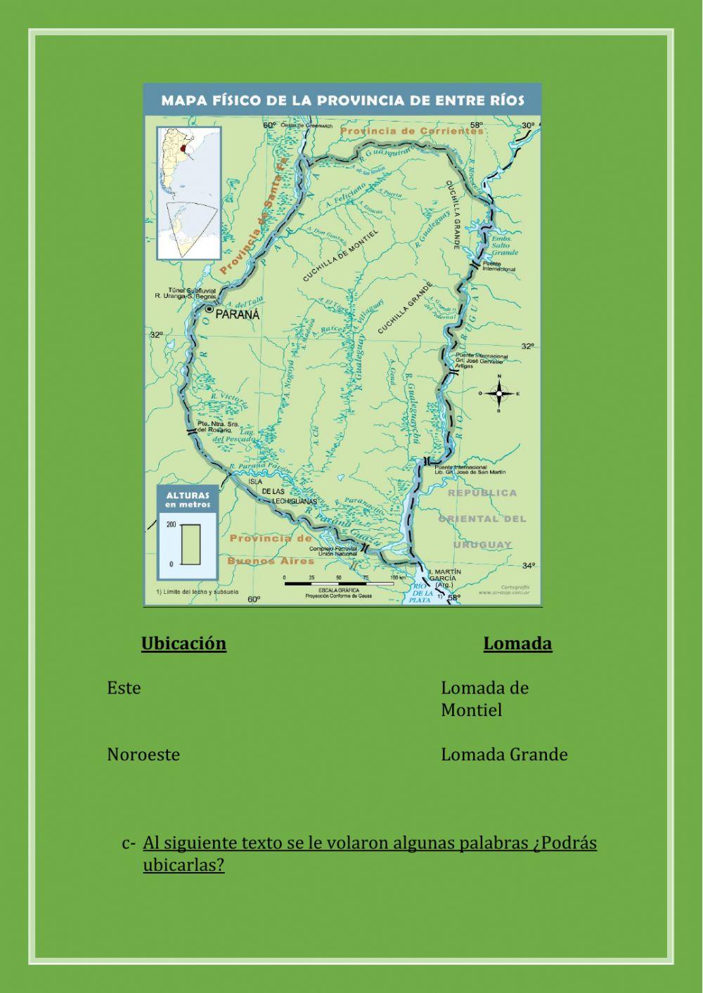 Entre Ríos, una llanura ondulada