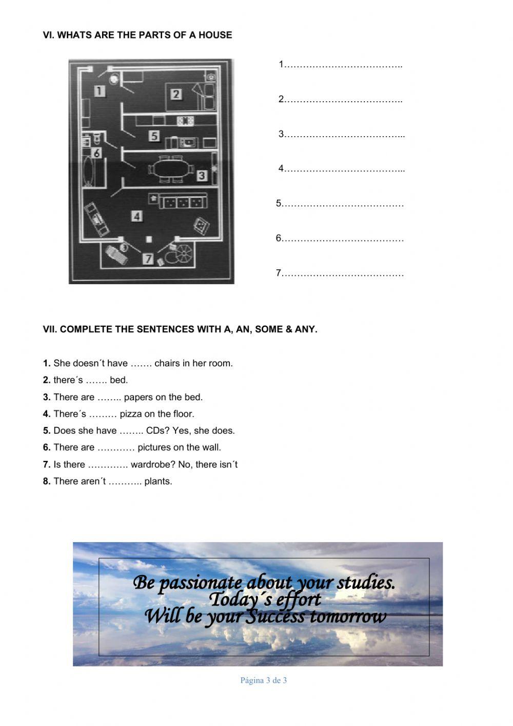 II Examen de Inglés A1 - Cycle I.