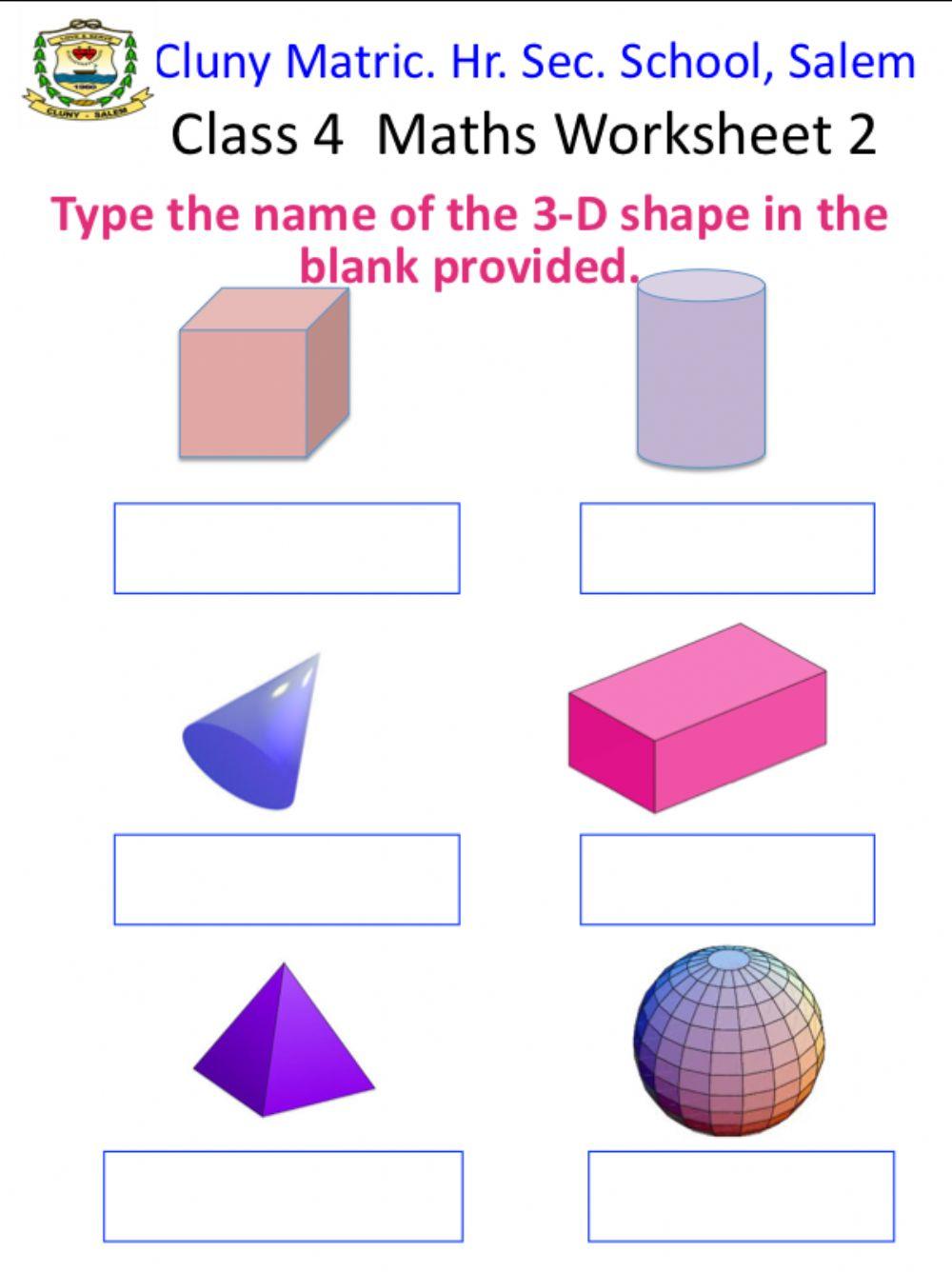 Maths -Shapes 2