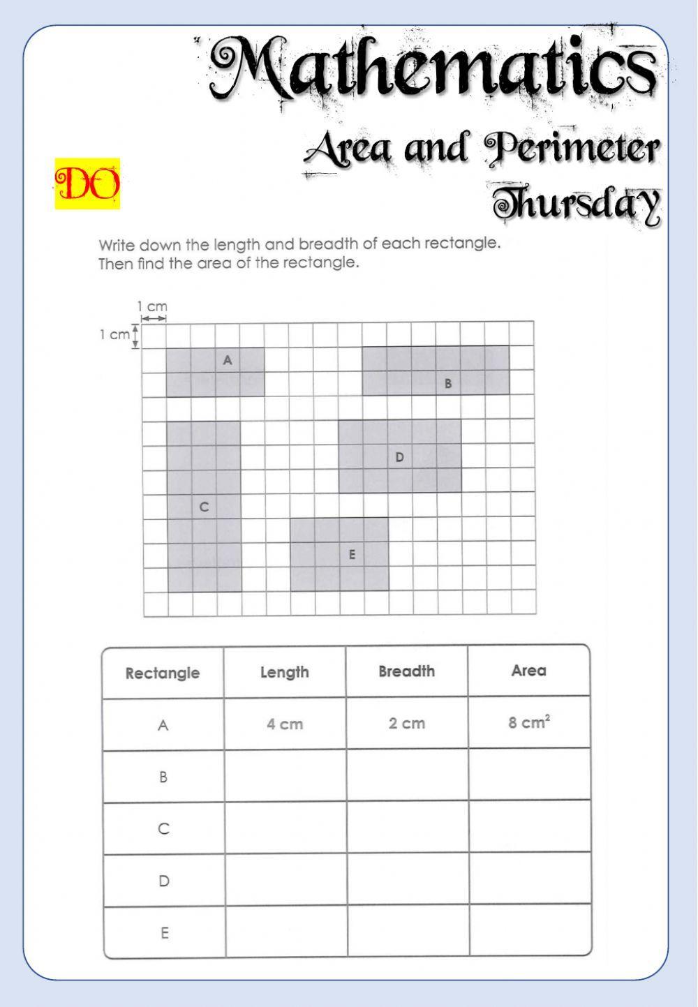 Week 20 - Thursday - Maths 6