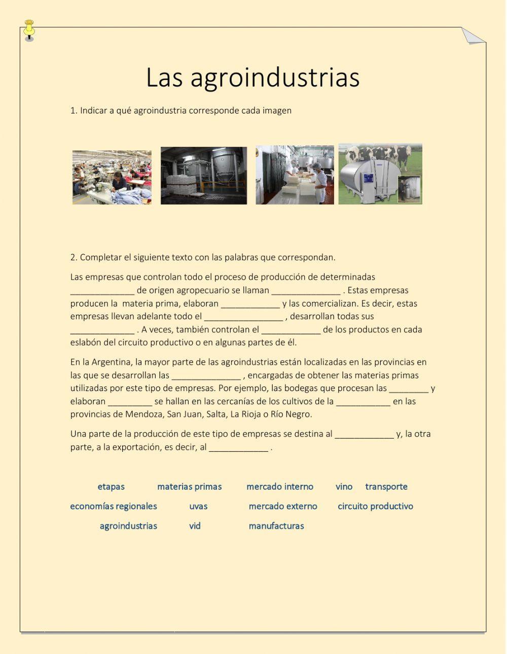 Las agroindustrias Las agroindustrias