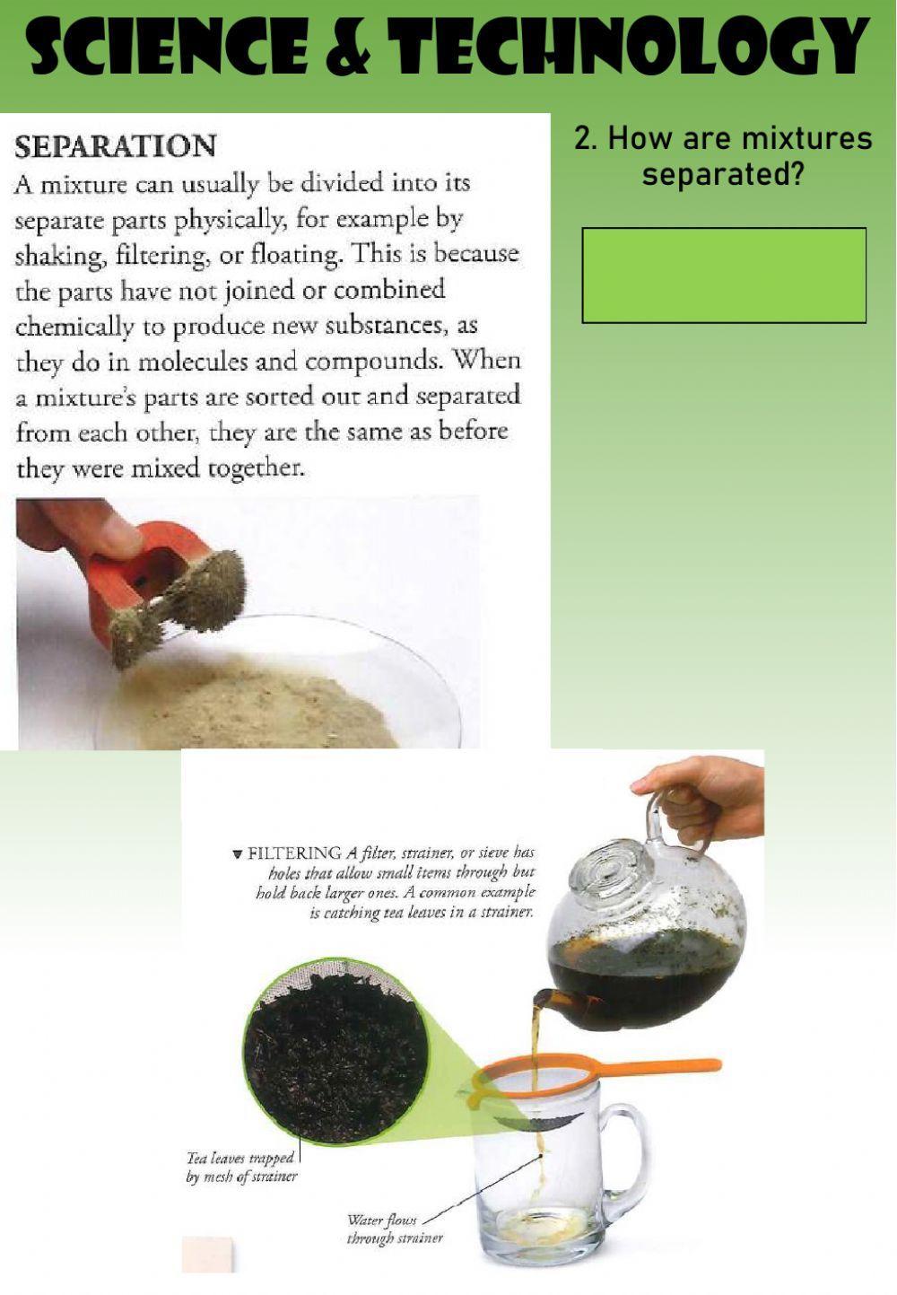 WEEK 20: THURSDAY: Mixtures