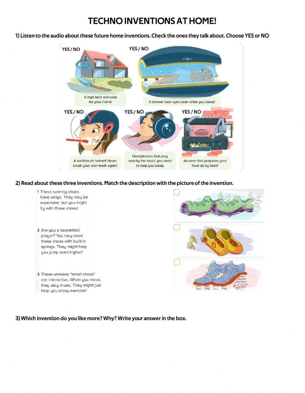 Techno inventions at home