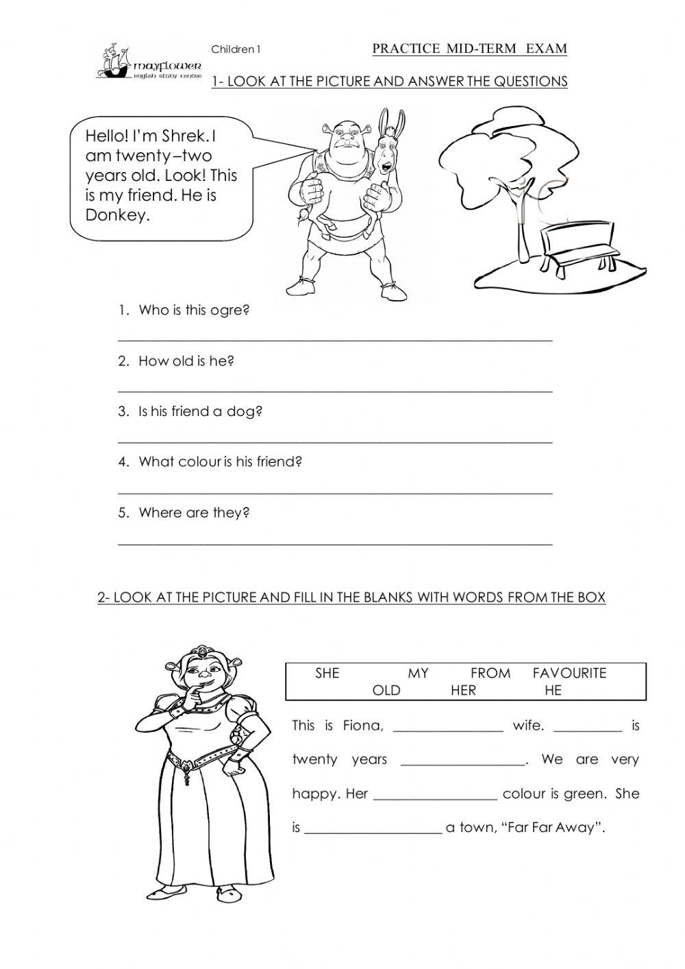CHILDREN 1 - MID YEAR PRACTICE 4
