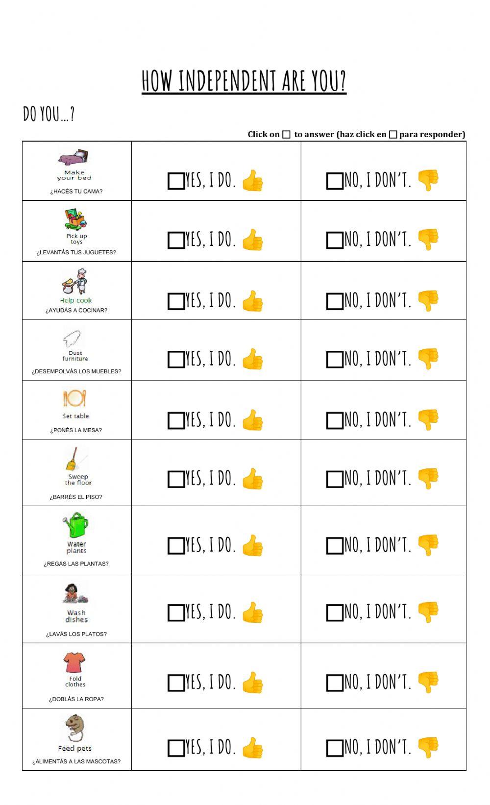 How independent are you?