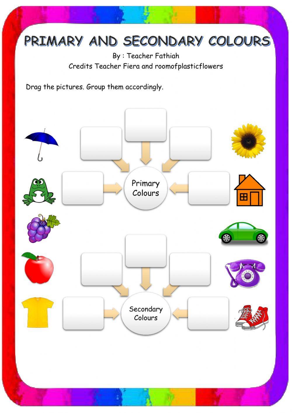 Primary and Secondary Colors