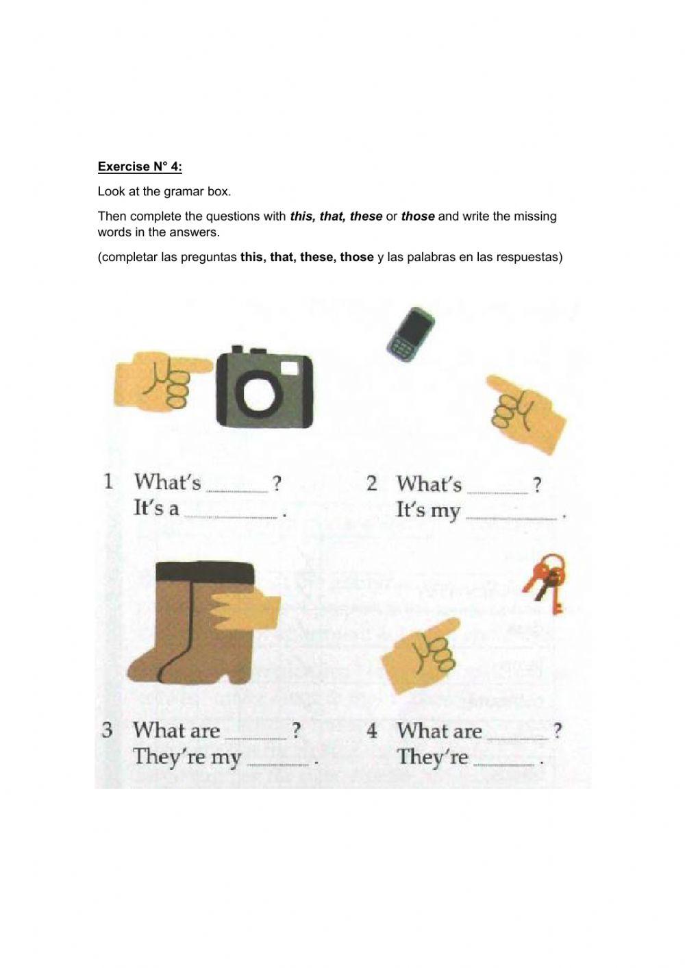 Demonstrative pronouns