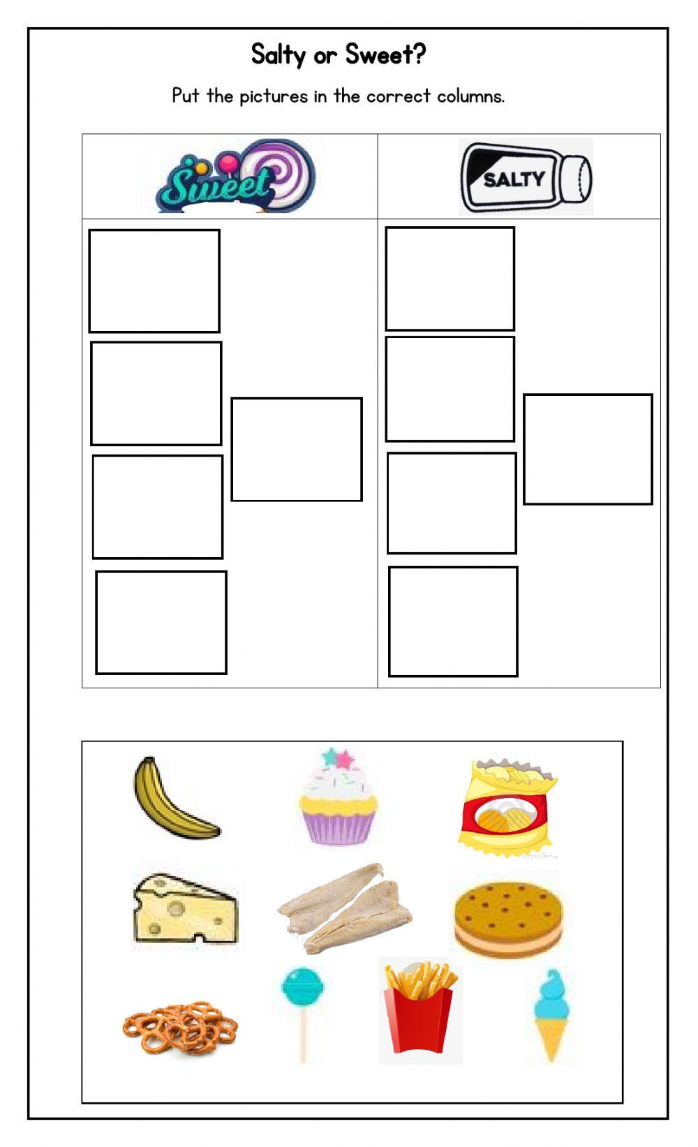 Sweet or Salty
