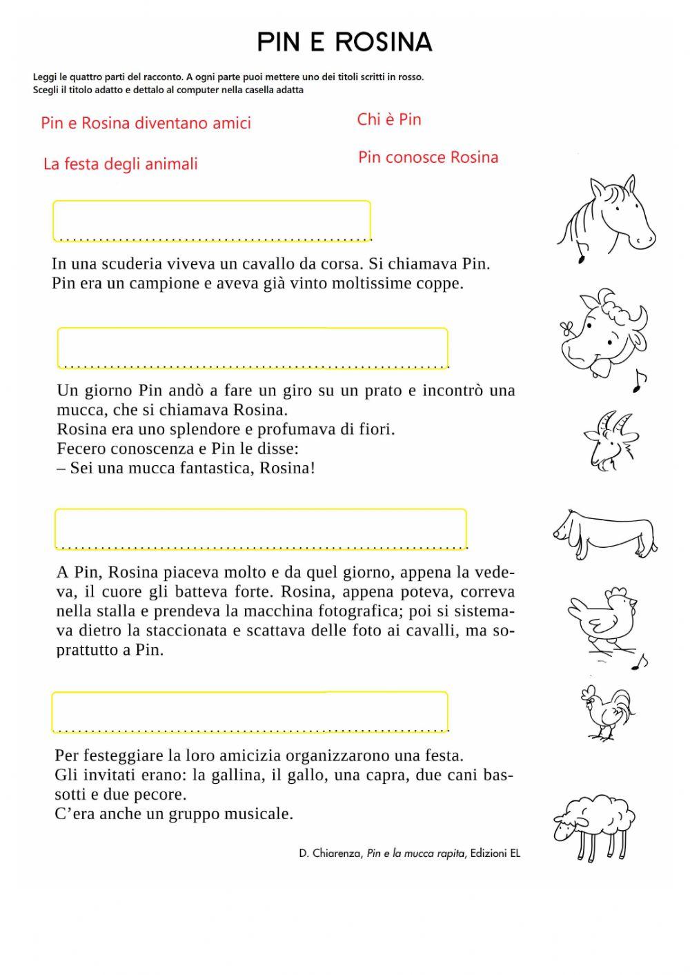 3 - Pin e Rosina - Scegli i titoli