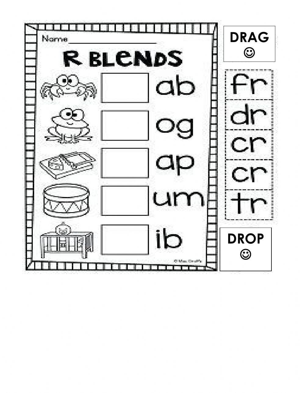 Words with r blends