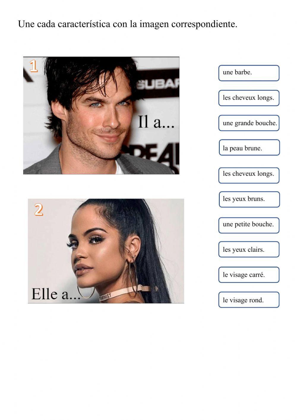 La Descripcion du visage.