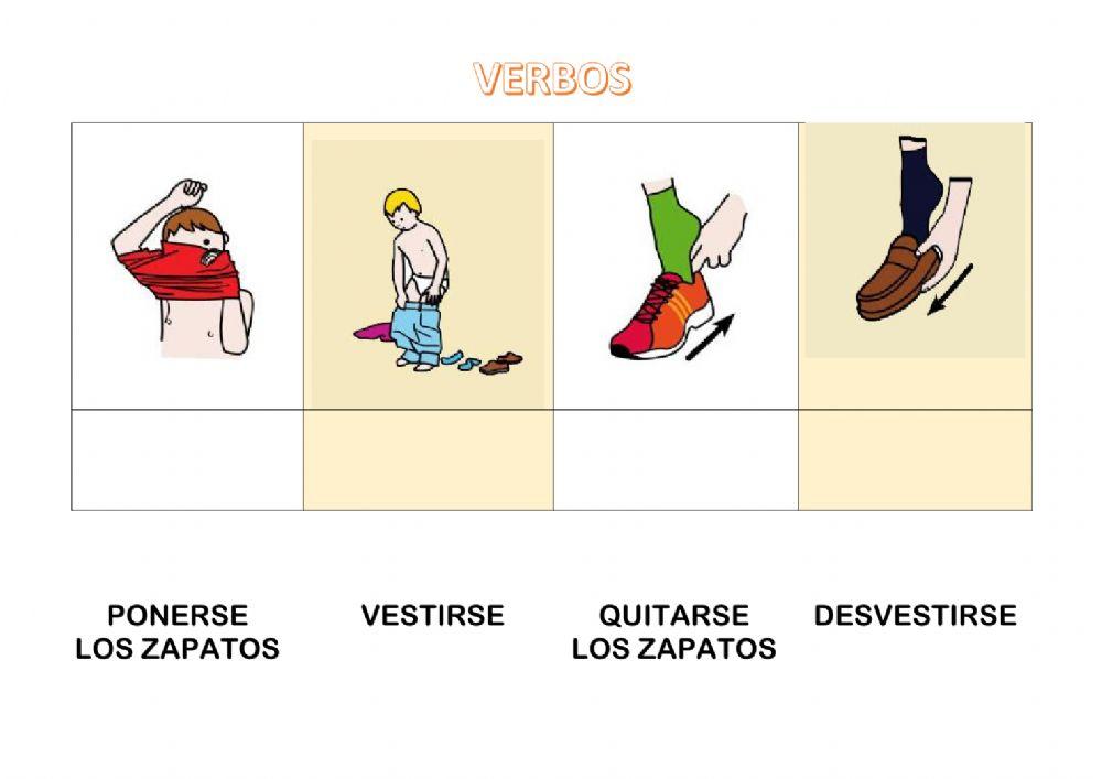 Vocabulario ropa sin apoyo