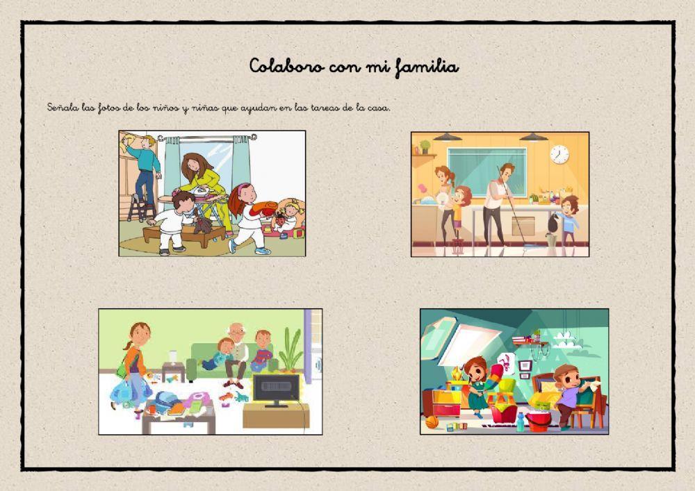 Colaboro con mi familia 3 Años