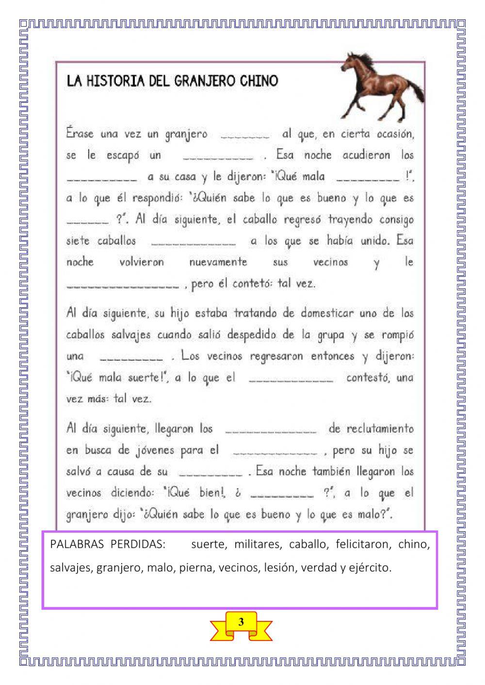 Granjero chino - ficha 3