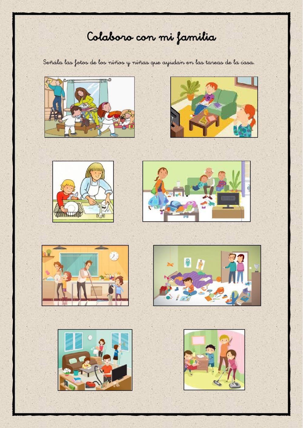 Colaboro con mi familia 5 Años