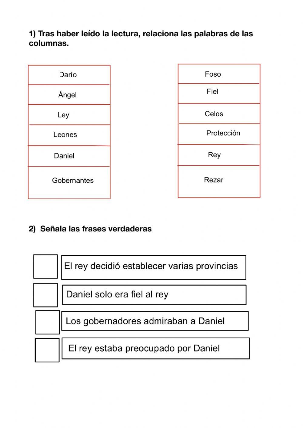 Daniel en el foso de los leones