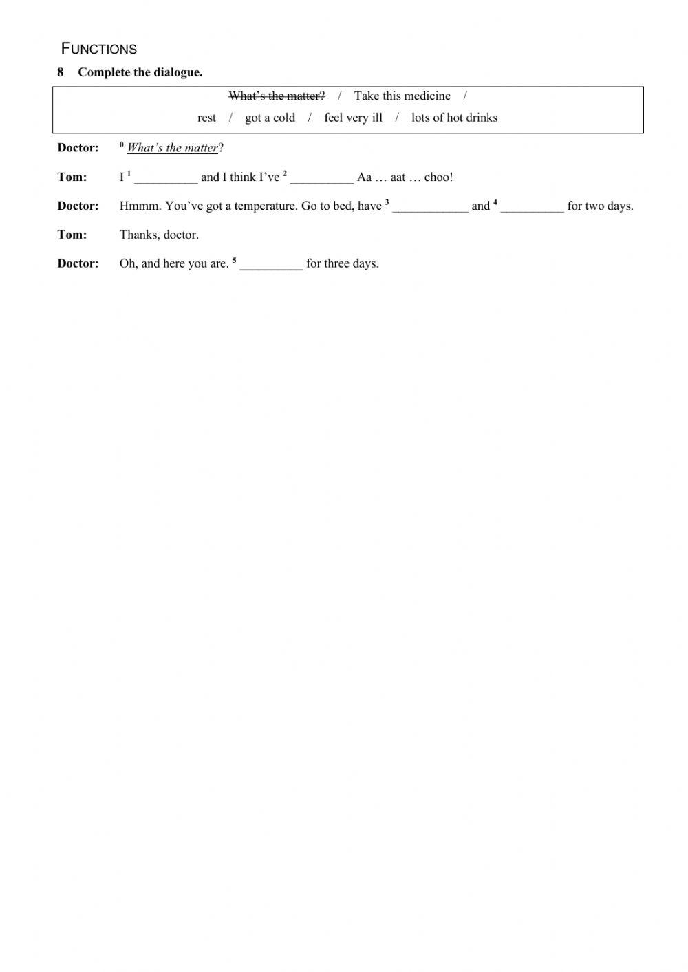 Discover English 3 Unit Test 3