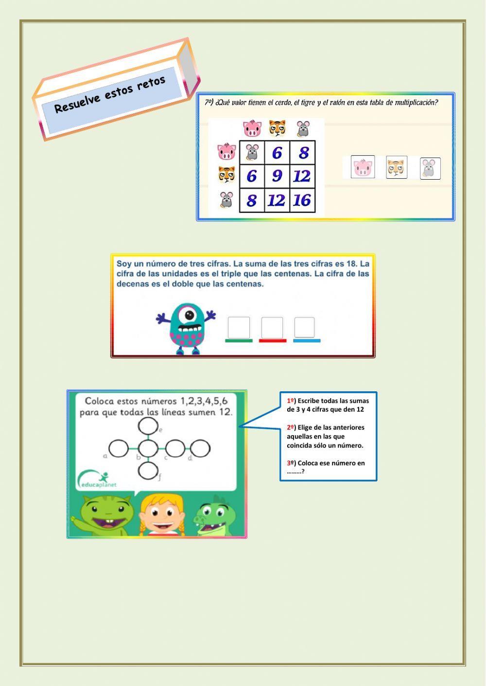 Pirámides mágicas y retos