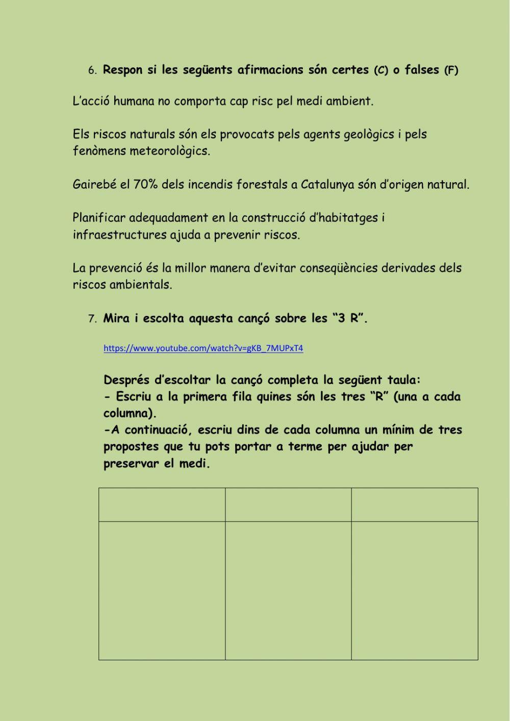 Preservació del medi