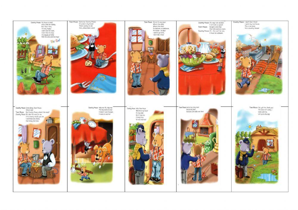 The town mouse and country mouse activity