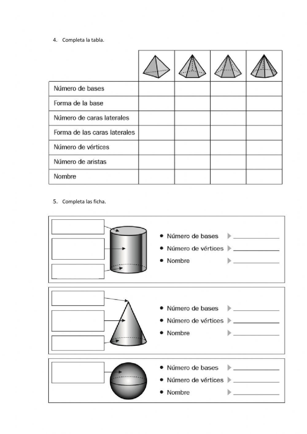 Cuerpos geométricos