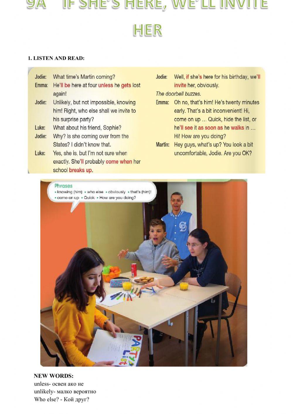 If she's here, we'll invite her