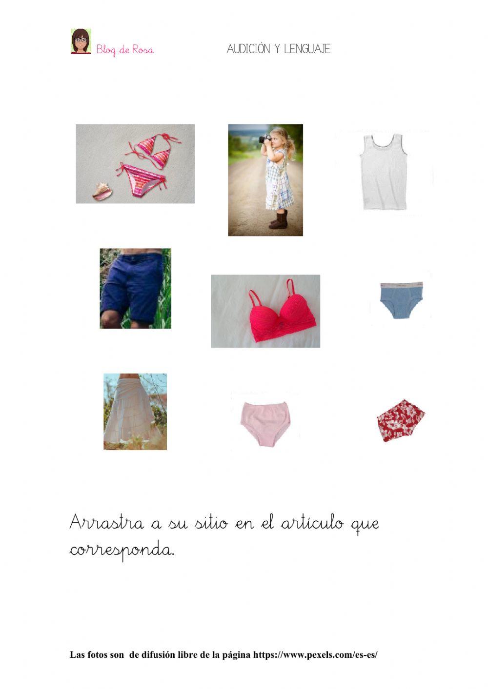 Las prendas de vestir del verano