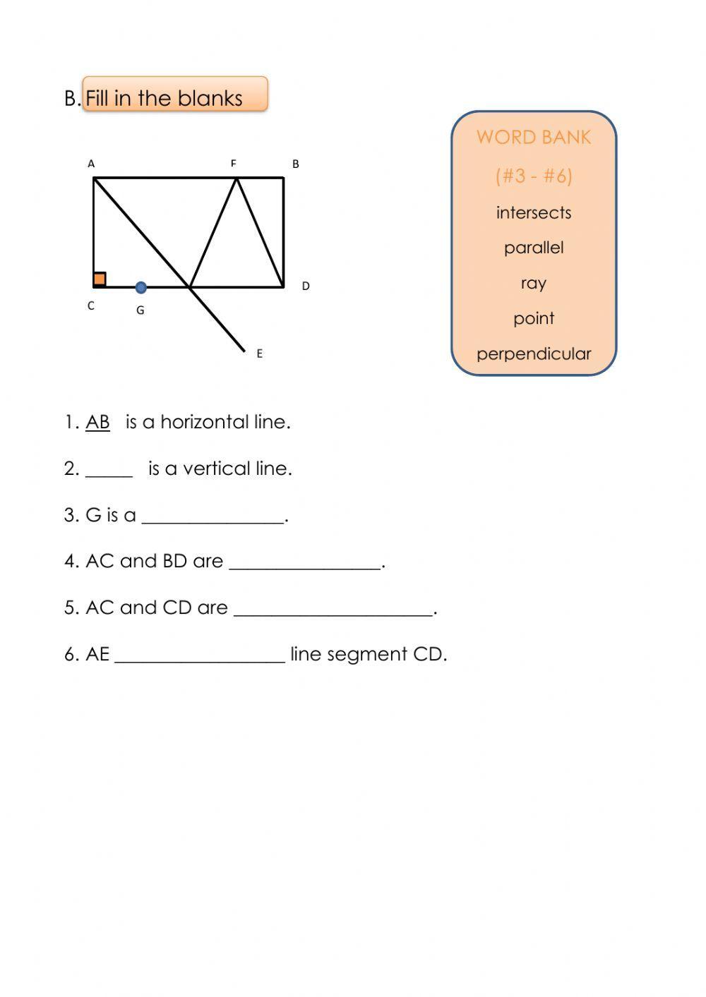 Geometry Revision- lines, 3d shapes
