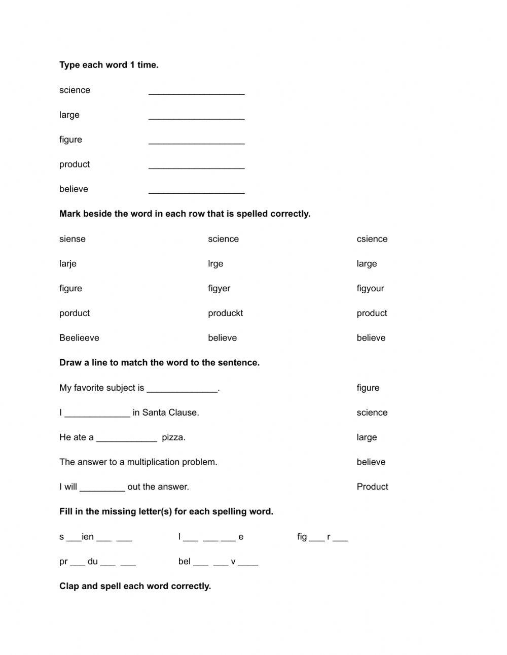 IEP5wordSpellingList