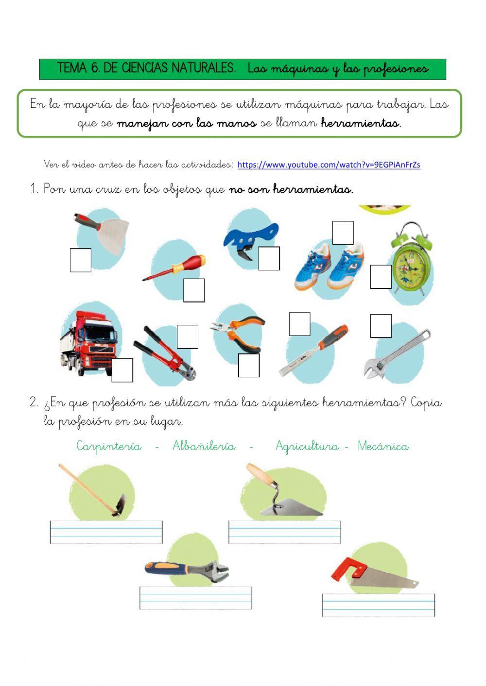 TEMA 6. Las máquinas y las profesiones