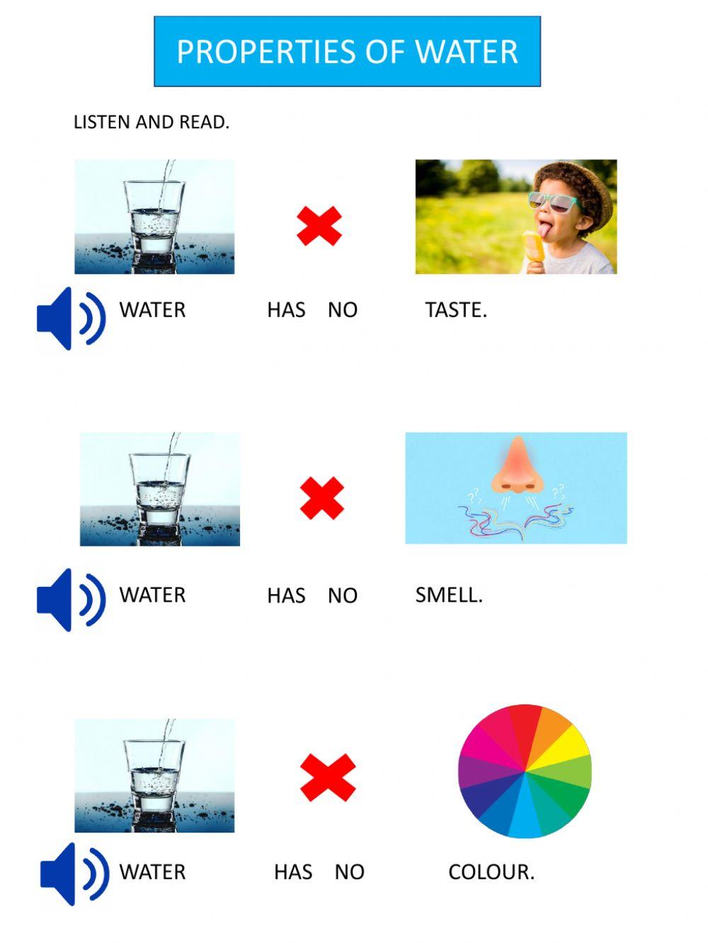 Properties of water